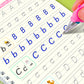 4Pcs Magic Groove Practice Copybook Pen Preschools English Verison Kids Calligraphy Children Reusable Writing Book Free Wiping