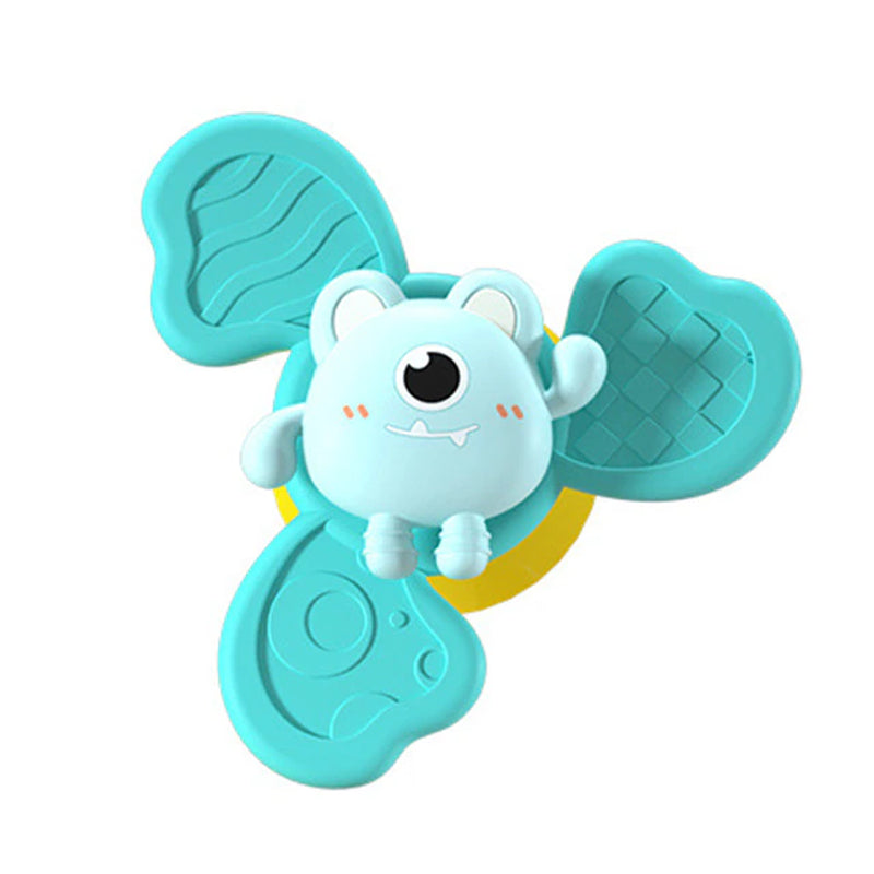 1Pcs Baby Cartoon Fidget Spinner Toys Colorful Insect Gyro Educational Toy Kids Fingertip Rattle Bath Toys for Boys Girls Gift