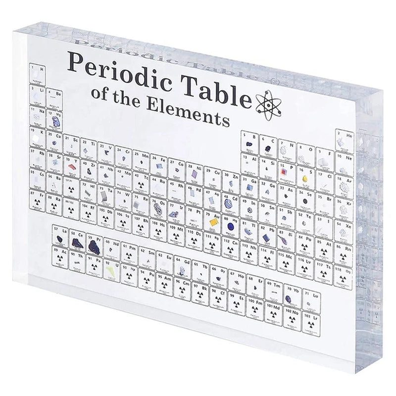 Periodic Table with Real Elements Inside, Real Elements Periodic Table, Tabla Periodica Con Elementos Reales