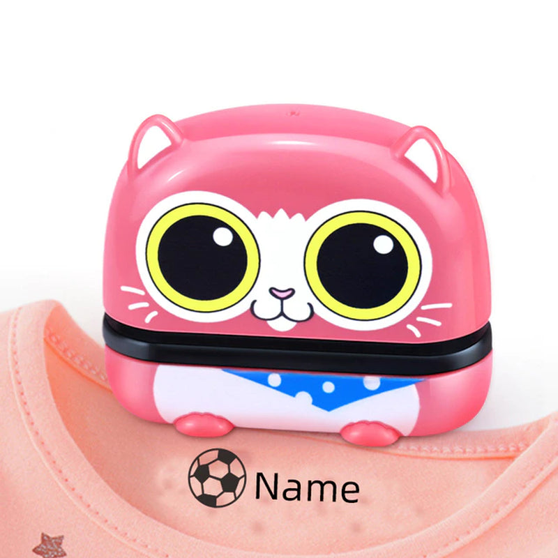 Owl Panda Custom-Made Baby Name Stamp DIY for Children Name Seal Student Clothes Chapter Not Easy to Fade Security Name Stamptoy