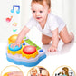 Baby Musical Keyboard Piano Drum Set,Learning Light up Toy, Early Educamional Montessori Toys for Babies Toddler Boys Girls Birthday