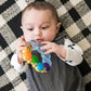 Teether-Pillar Rattle and Chill Teething Toy, Ages 3 Months +